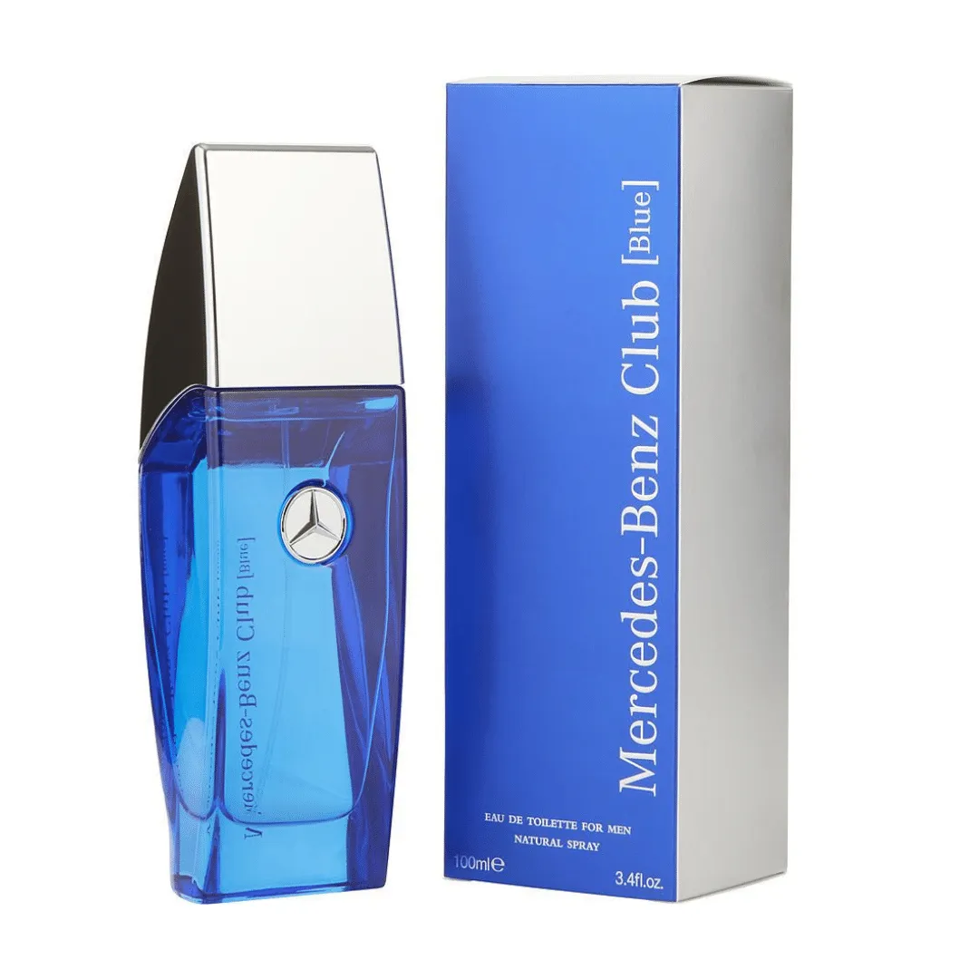 1,0 Mercedes Benz Club Blue Eau de Toilette Spray 100ml for Men