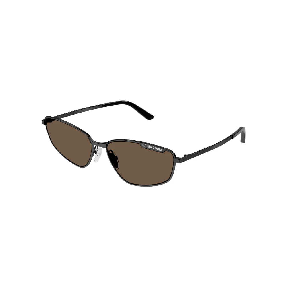 Balenciaga Sunglass Unisex Ruthenium Brown BB0277S-002