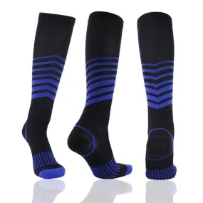 Blue Compression Blood Circulation Promotion Slimming Socks for Men