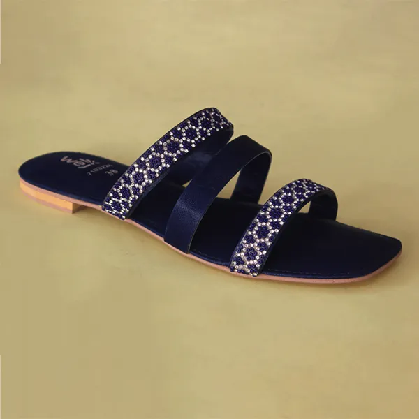 Blue Facny Slippers for women