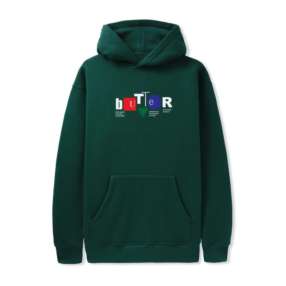 Butter Good Design Co Pullover Hood Forest Green