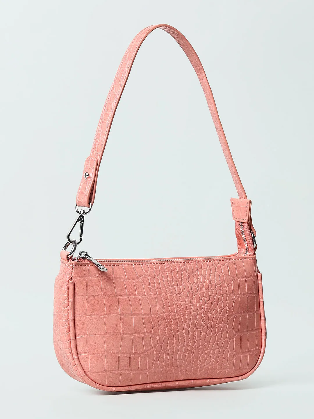 Buy Pink Textured Small Shoulder Bag for Women | ONLY | 226978502