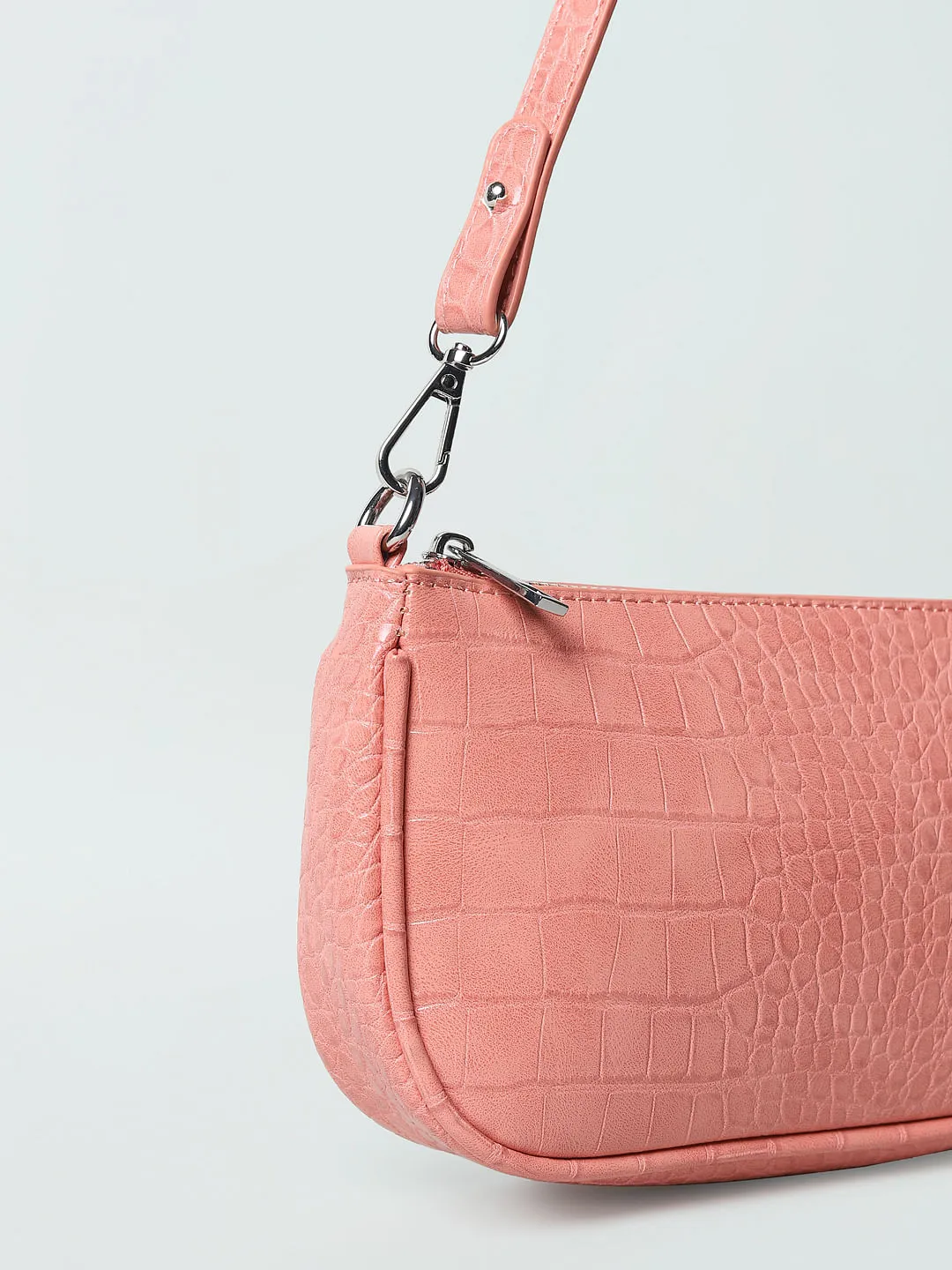 Buy Pink Textured Small Shoulder Bag for Women | ONLY | 226978502