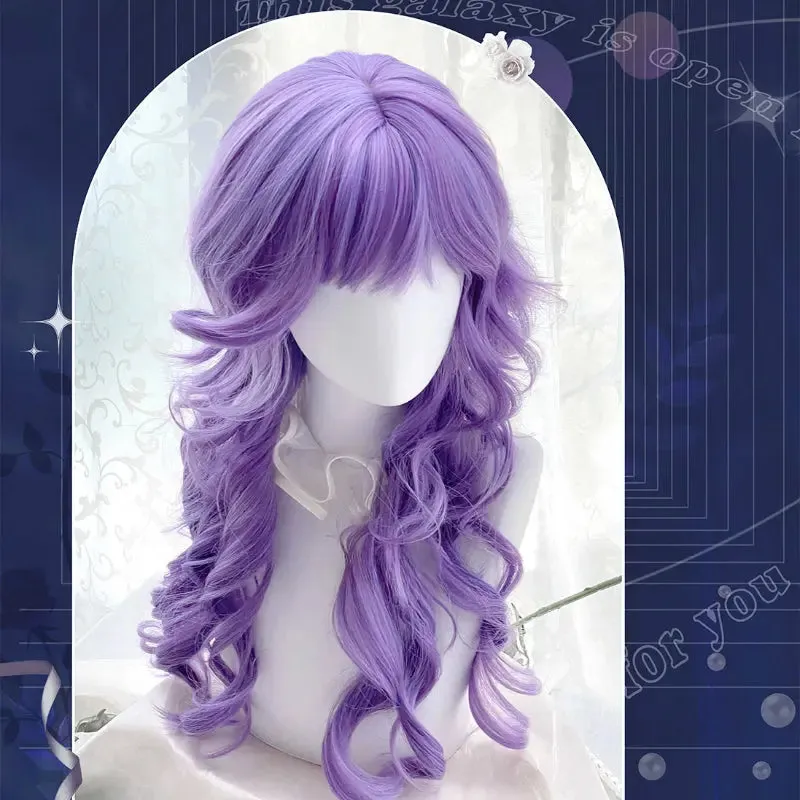 Danna Curly Purple Wig ON1508