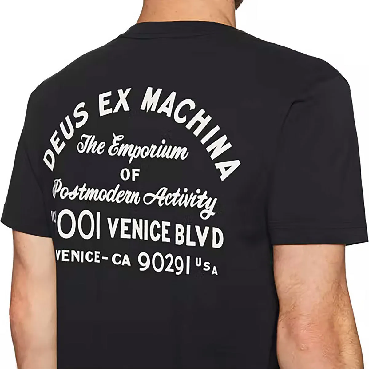 Deus Ex Machina  |Crew Neck Unisex Street Style Plain Cotton Short Sleeves