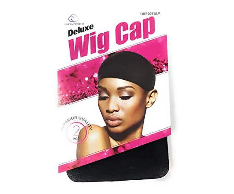 Dream-World-Deluxe-Wig-Cap-2Pcs-Black