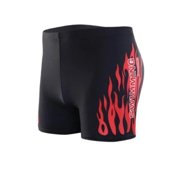 Flame Swim Trunks For Men