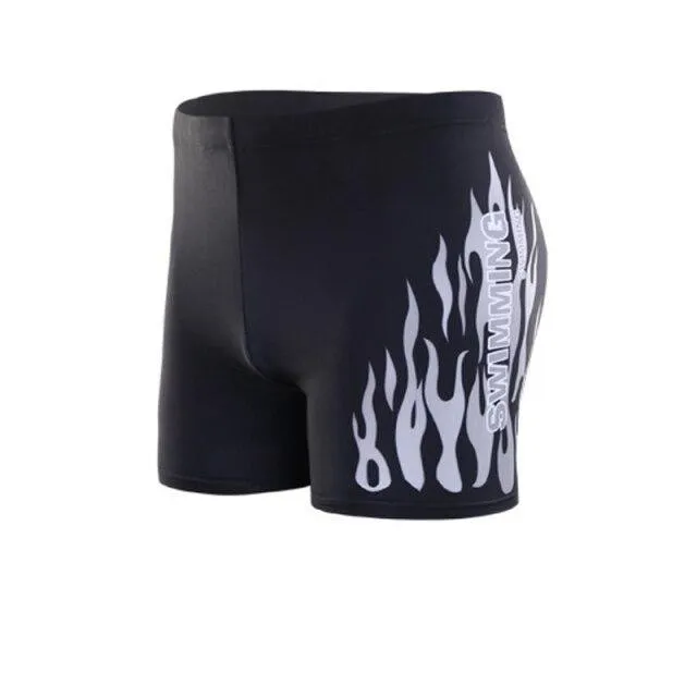 Flame Swim Trunks For Men