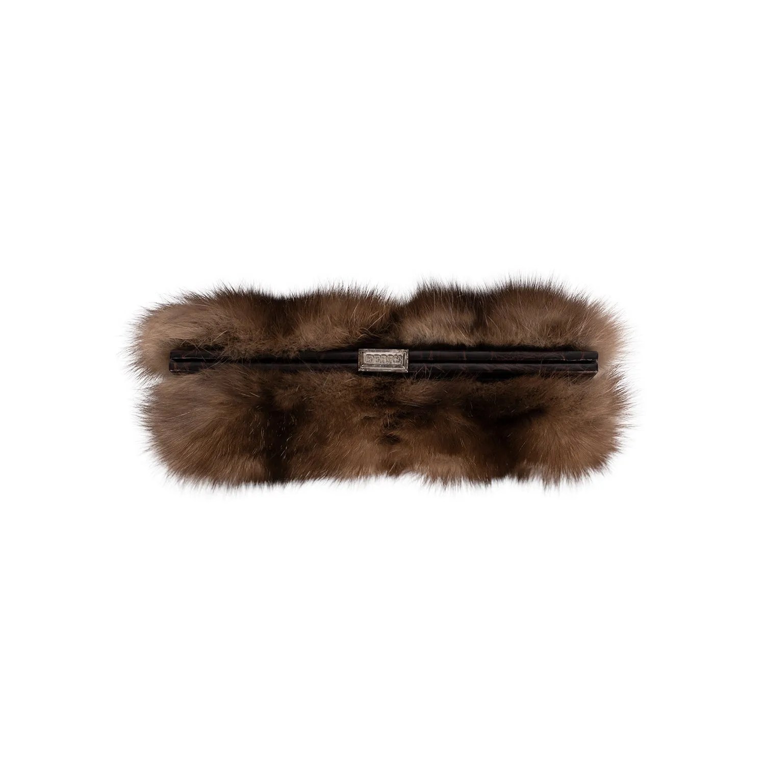 Gianfranco Ferré Fur Clutch  - '80s