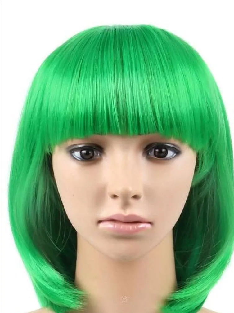 Girls Short Bob Wig with Bangs