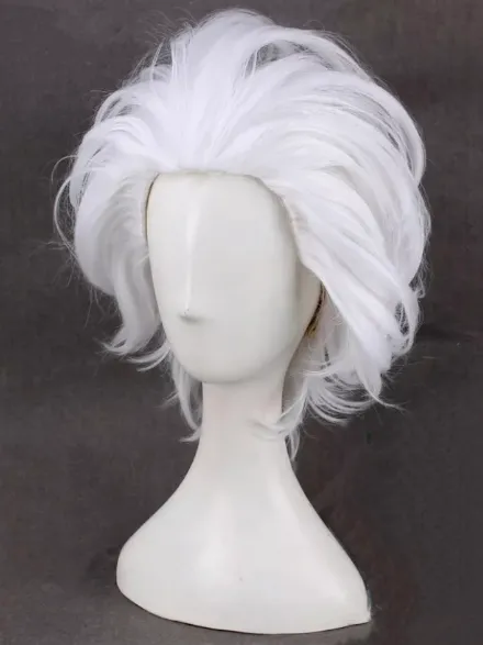 Girls Ursula Inspired White Short Wig