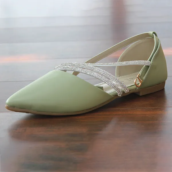 Green Stylish Pumps for women