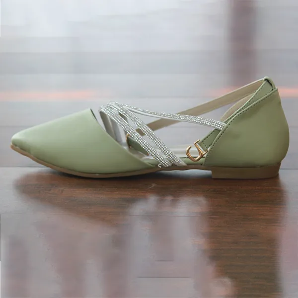 Green Stylish Pumps for women