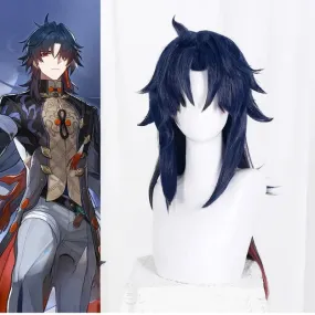 Honkai Star Rail Blade Blue Gradient Red Cosplay Wig ON799