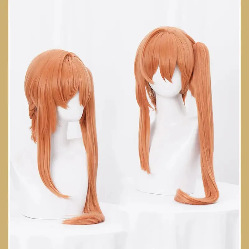 Honkai Star Rail Guinaifen Orange Side Ponytail Wig ON1187