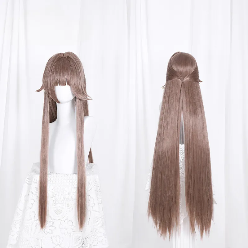 Honkai Star Rail Herta Long Light Brown Wig ON797