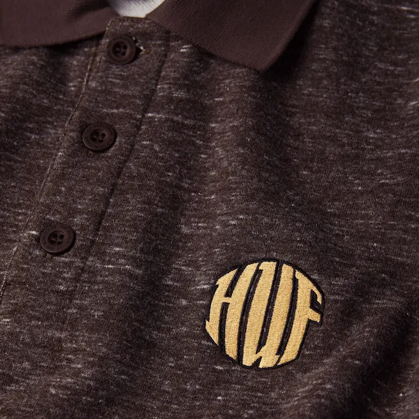 Huf Winston Polo Fleece - Coffee