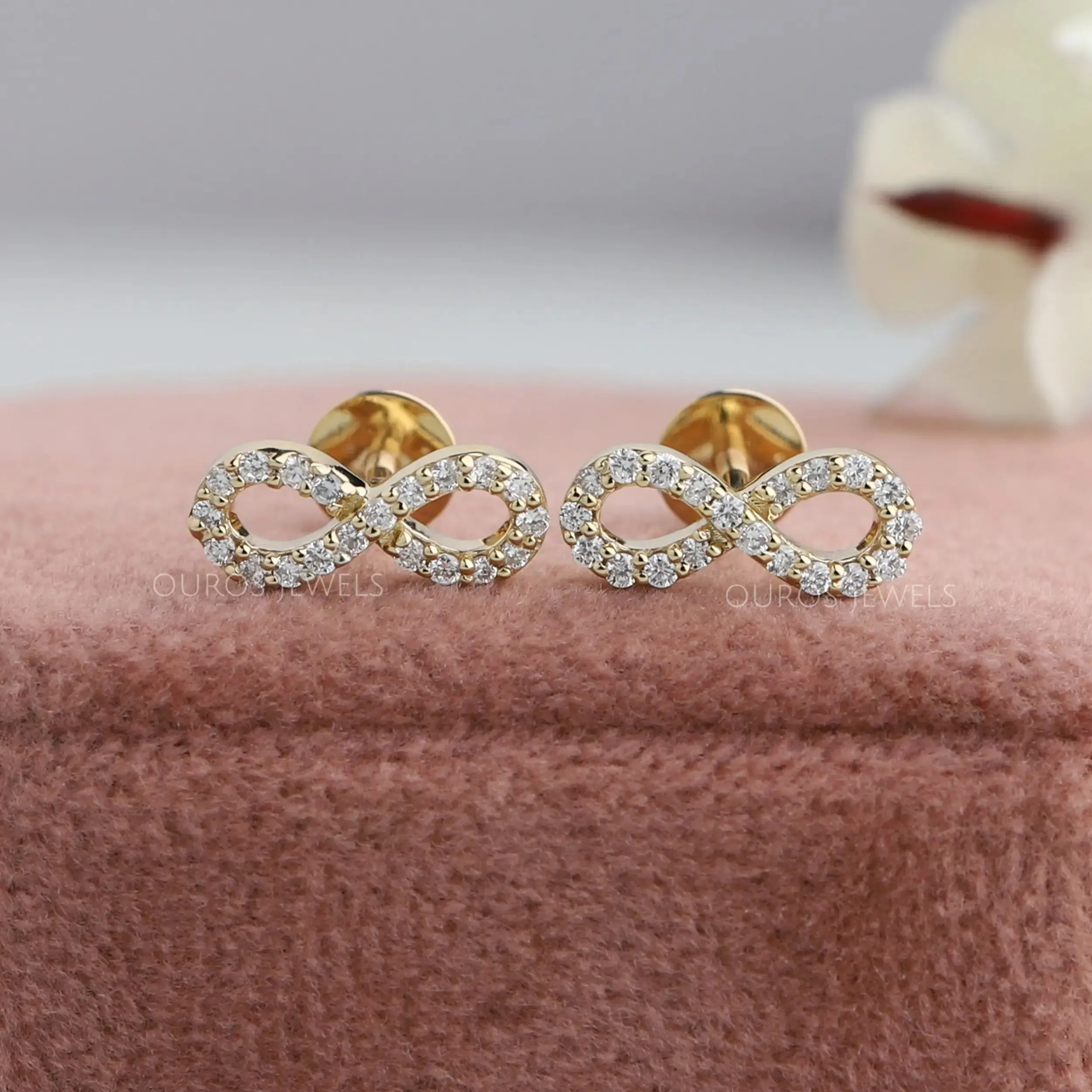 Infinity Stud Earrings For Women