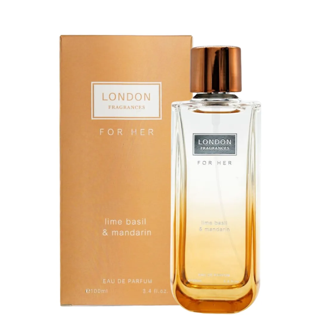 London Fragrances Pour Femme Lime & Mandarin Eau de Parfum 100 Ml