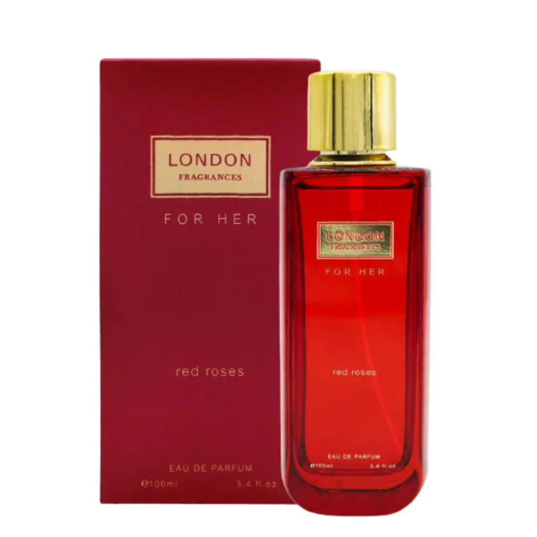 London Fragrances Pour Femme Red Roses Eau de Parfum 100 Ml