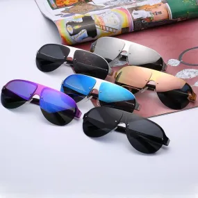 Luxury Oversized Aluminum Magnesium Polarized Sunglasses for Men