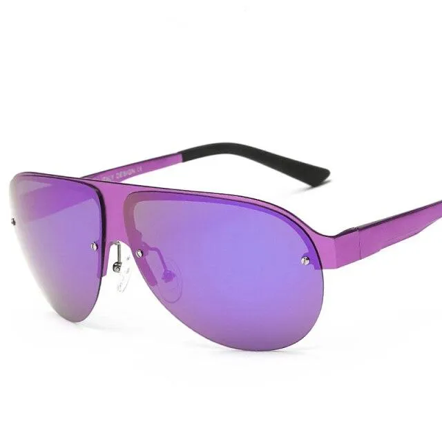 Luxury Oversized Aluminum Magnesium Polarized Sunglasses for Men