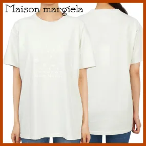 Maison Margiela  |Unisex Street Style Plain Cotton Short Sleeves Logo