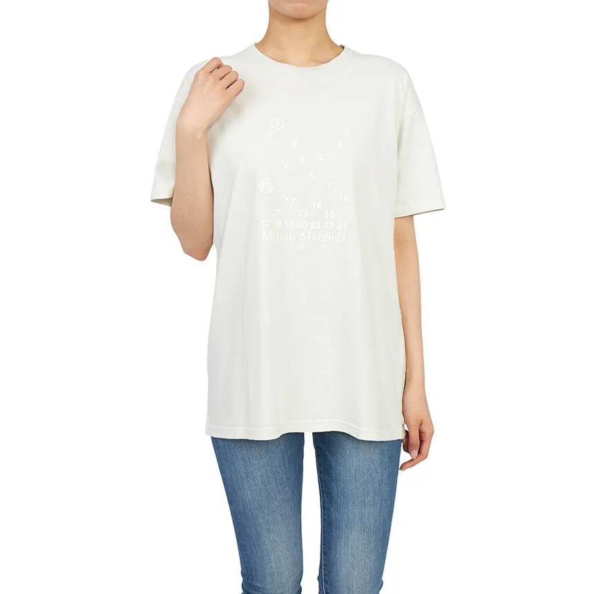 Maison Margiela  |Unisex Street Style Plain Cotton Short Sleeves Logo