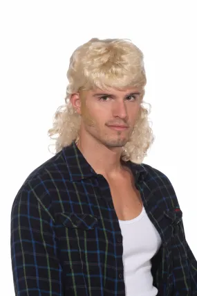 Mullet Wig- Blonde