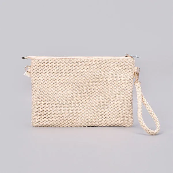 Naya Crochet Tassel Clutch