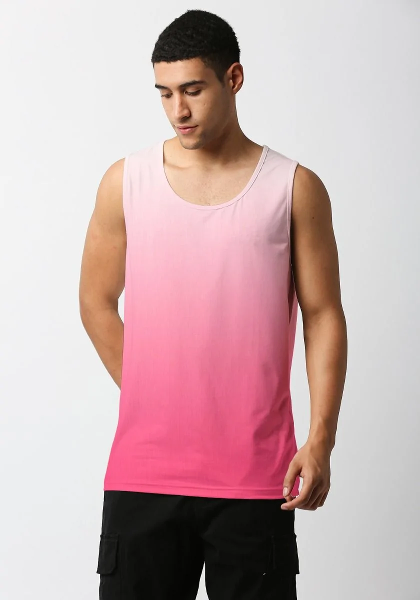 Ombré Prints Topwear For Men