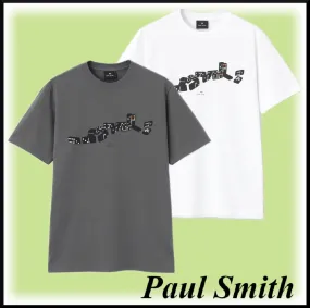 Paul Smith  |Crew Neck Unisex Street Style Plain Cotton Short Sleeves