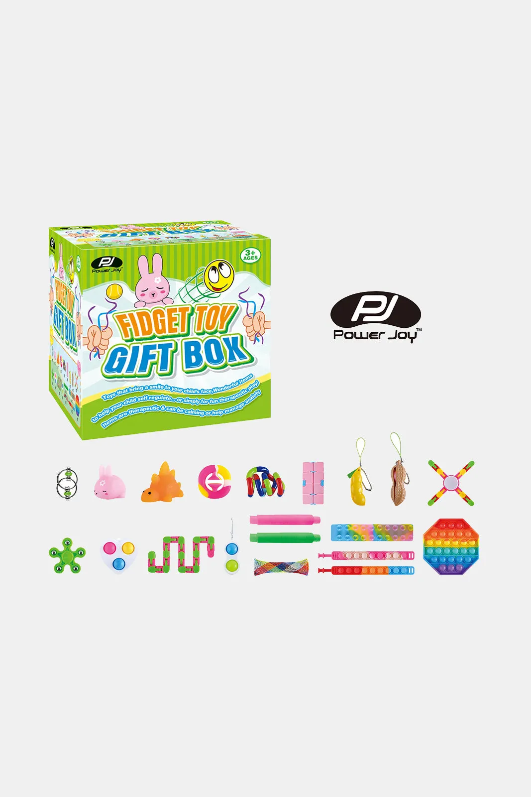 P.Joy Unisex Assorted Fidget Toy Gift Box (20 Piece)