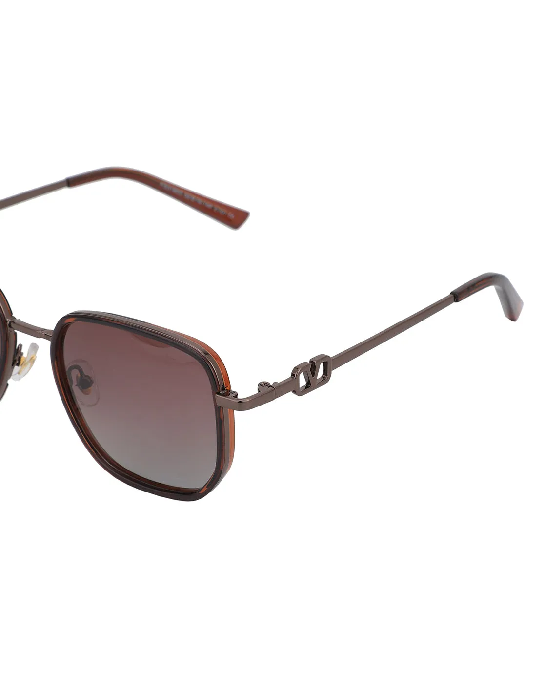 Premium Brown Toned with Polarised Lens Square Sunglass for women