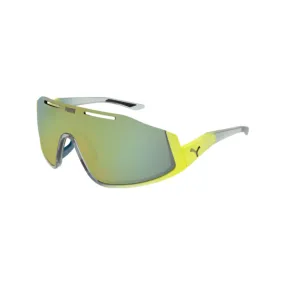 Puma Sunglass Unisex Grey Yellow PU0358S-003