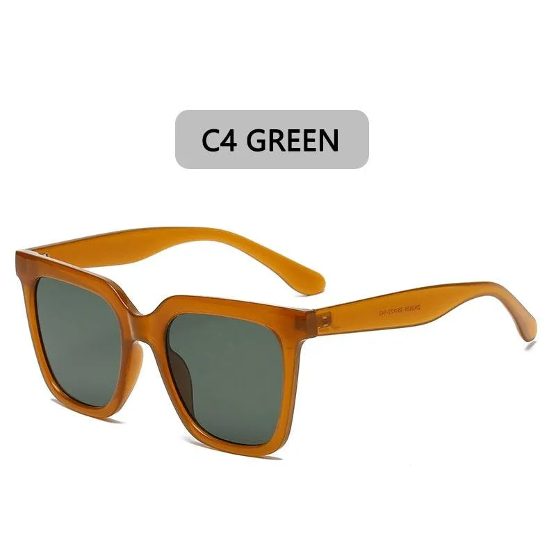 Retro Rectangle Sunglasses for Women