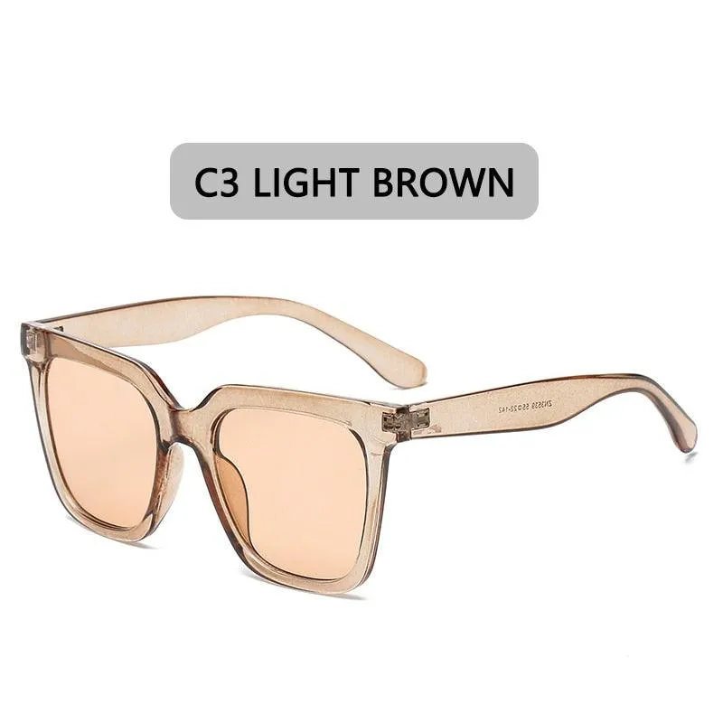 Retro Rectangle Sunglasses for Women