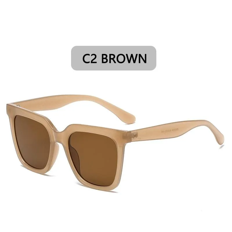 Retro Rectangle Sunglasses for Women