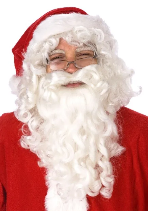 Santa Claus Wig and Beard Set for Adults