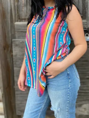 Sassy Serape Tank Top