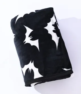 Sourpuss Black & White Bats Fleece Blanket