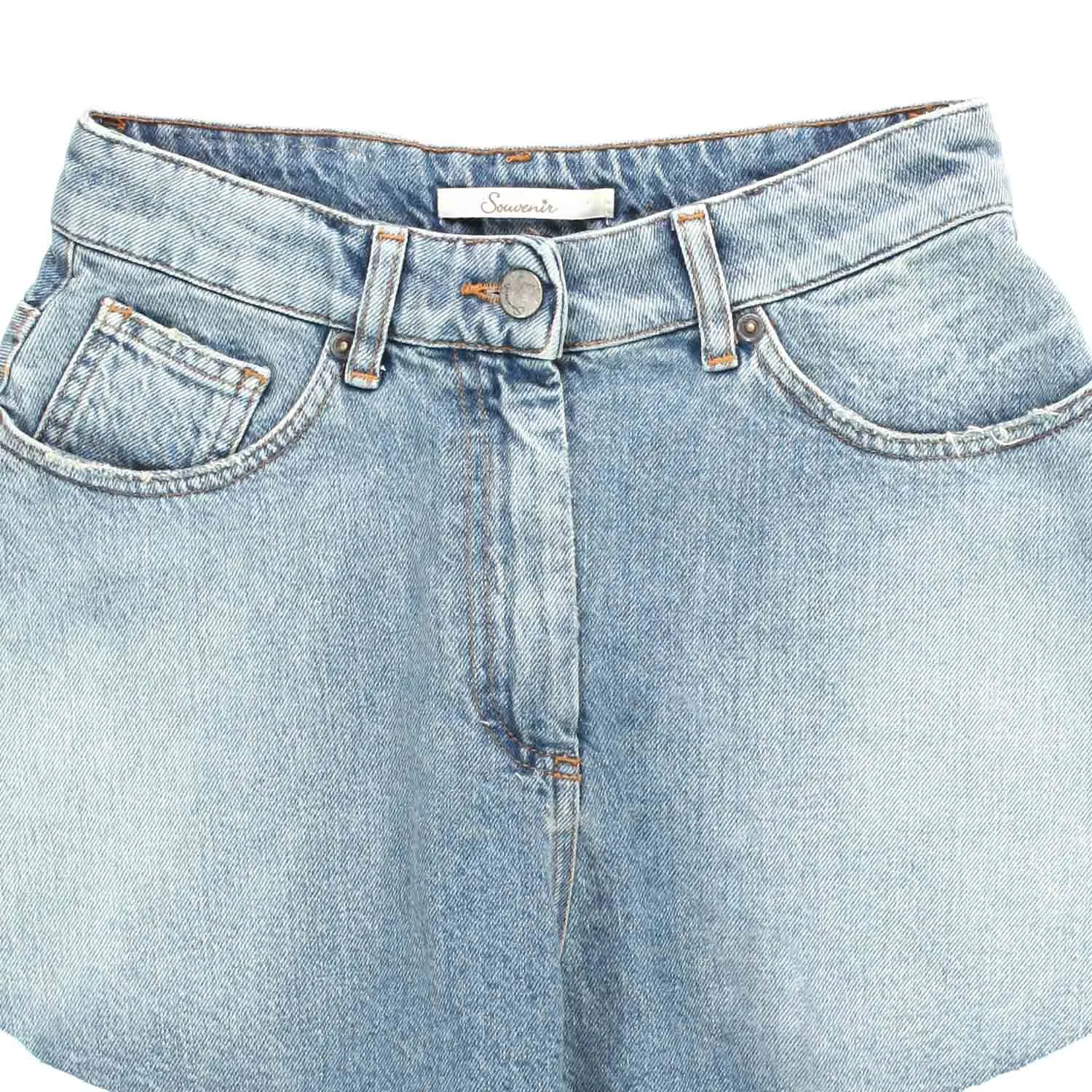 Souvenir Light Denim Shorts For Women And Teen