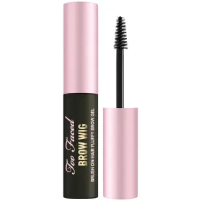 Too Faced Brow Wig Brush On Hair Fluffy Brow Gel 5.5ml (Various Shades) - Soft Black