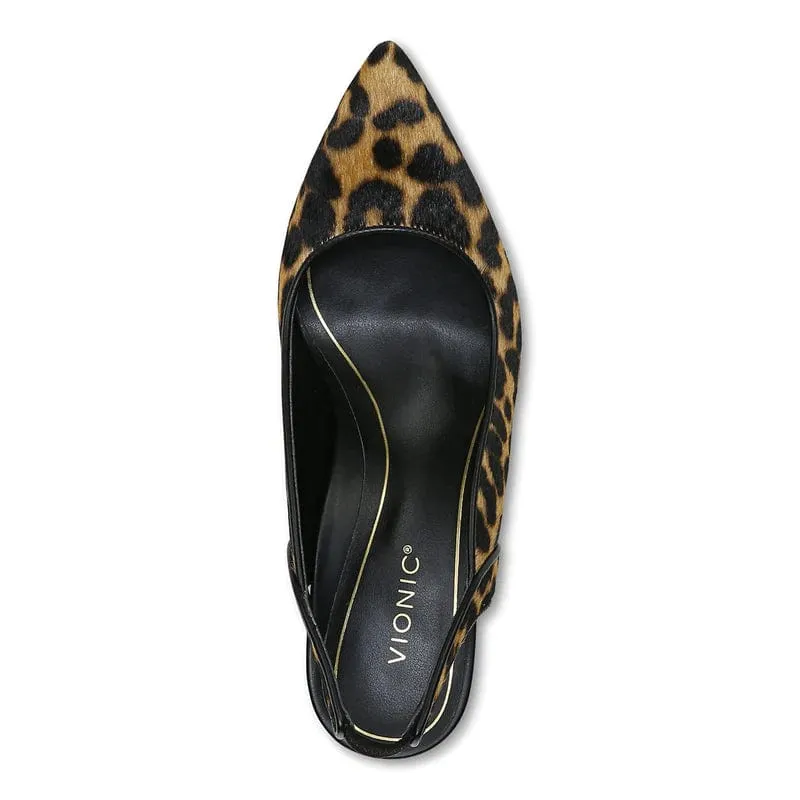 Vionic Adalena Heel in Tan Leopard - I2045L1200