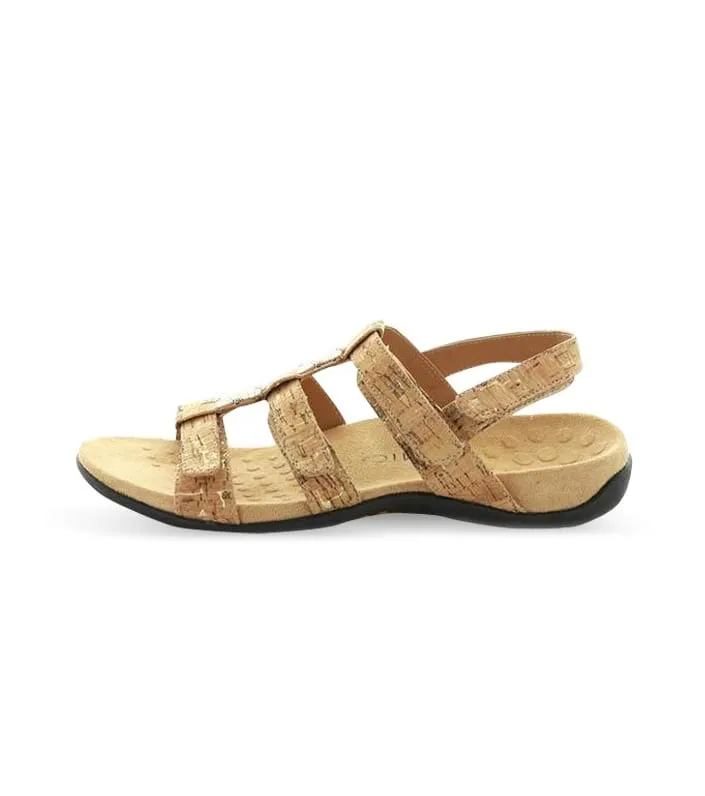 vionic rest amber womens gold cork