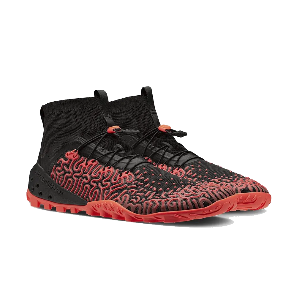 Vivobarefoot ESC Tempest Womens Obsidian Neon Coral