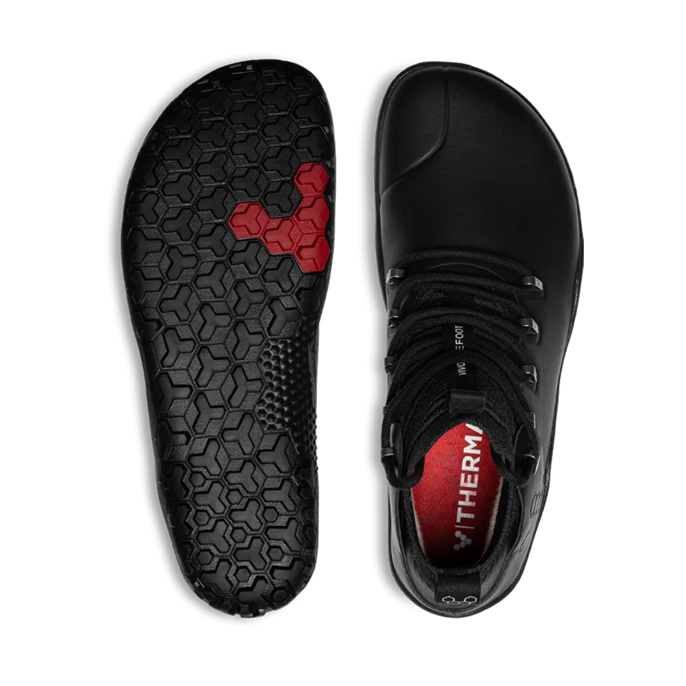 Vivobarefoot Magna Leather FG Mens Obsidian