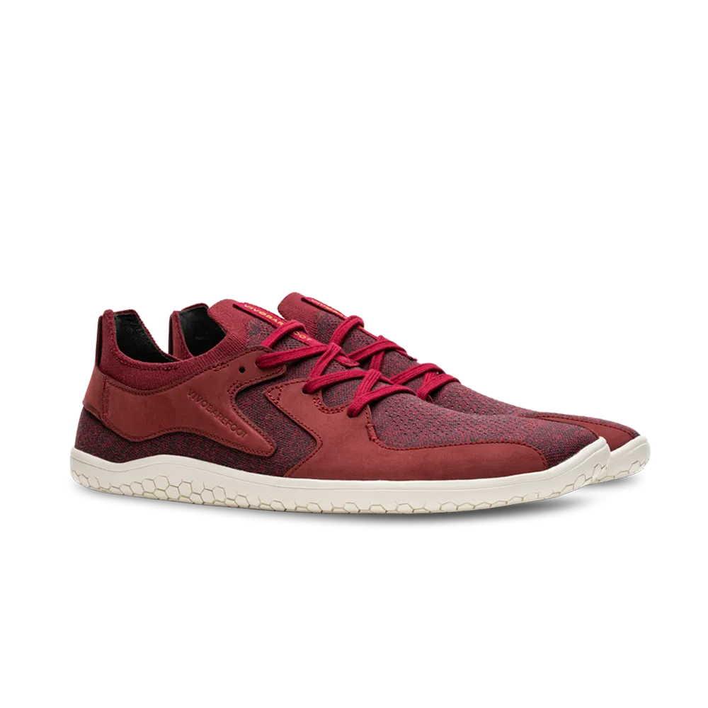 Vivobarefoot Primus Asana II Mens Burgundy