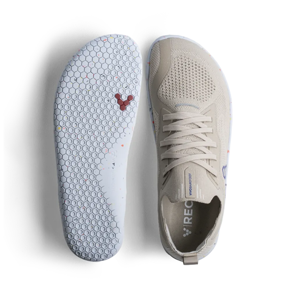 Vivobarefoot Primus Lite Knit Mens Feather Grey