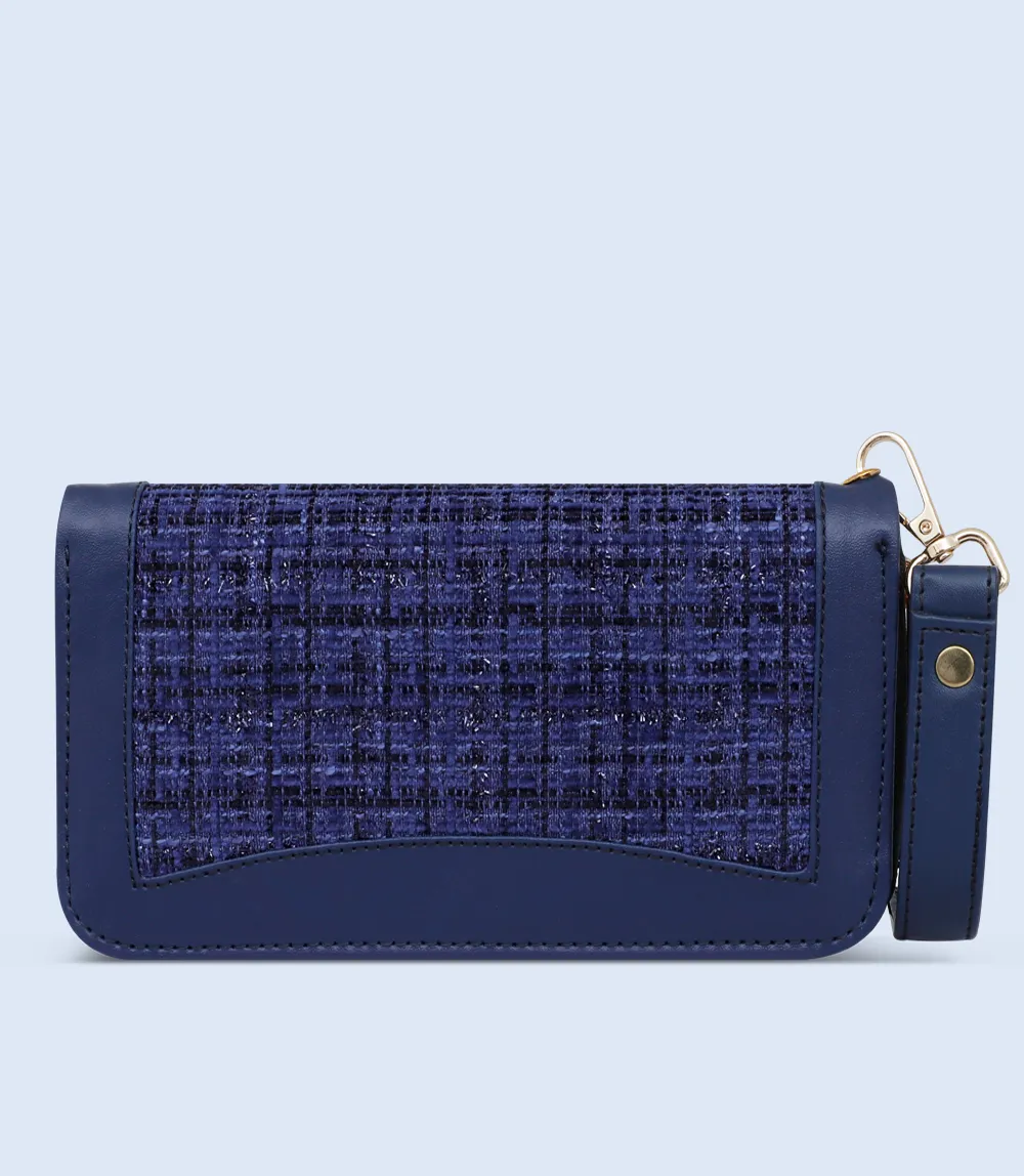 WB2528-BLUE-Women Wallet